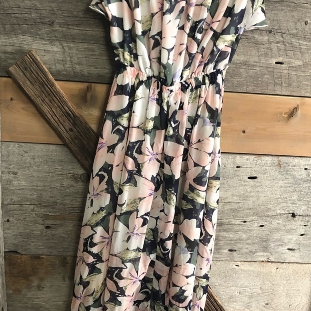 Womeidisha Size XL Spring Floral Off Shoulder Dress